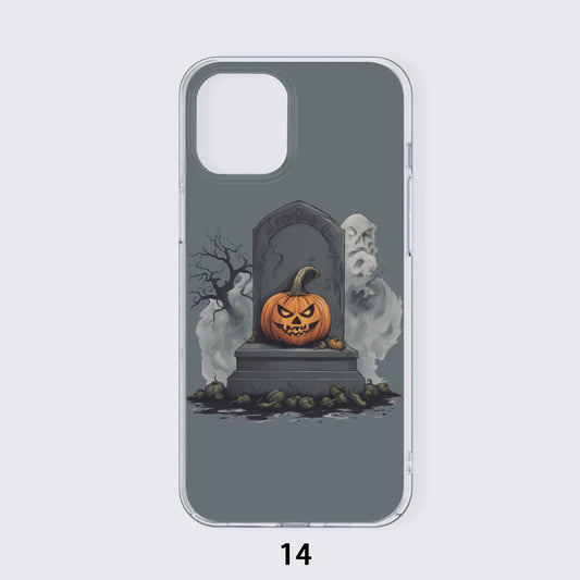 Ghost and Pumpkin iPhone 14 15 Series Mobile Phone Case | TPU