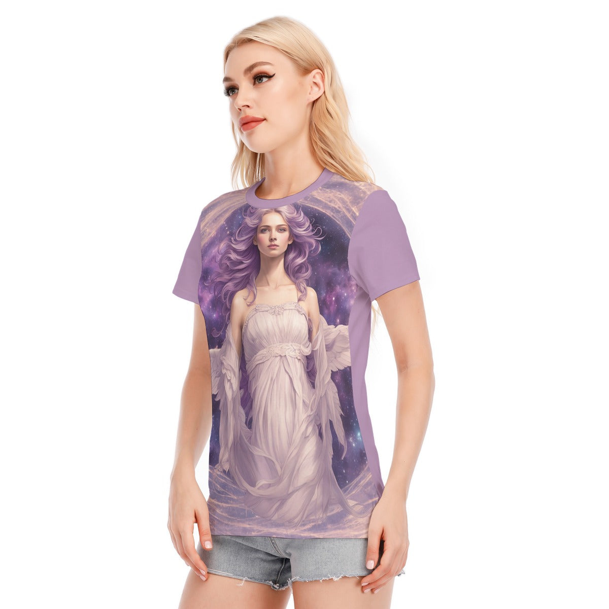 Galaxy Virgo Women's Round Neck T-Shirt | 190GSM Cotton