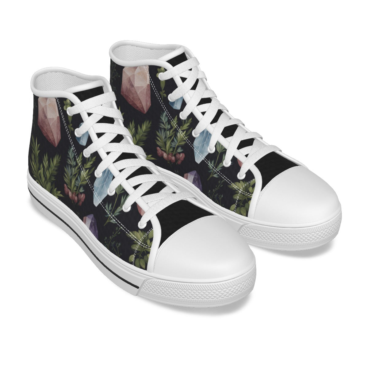 "Crystals and Herbs" Women's Canvas Shoes