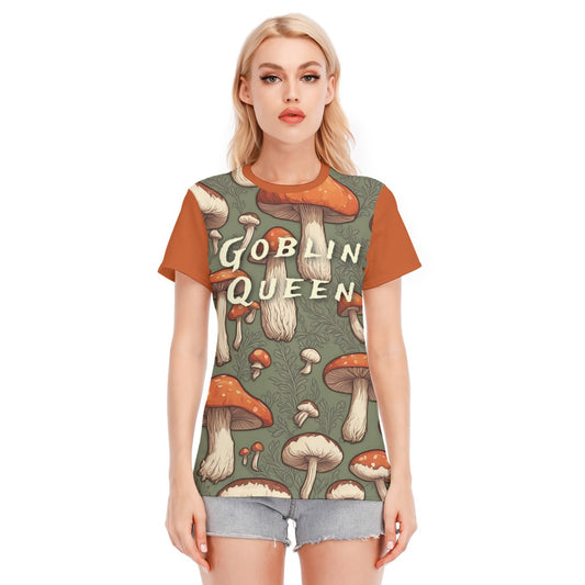 "Goblin Queen" Women's Round Neck T-Shirt | 190GSM Cotton