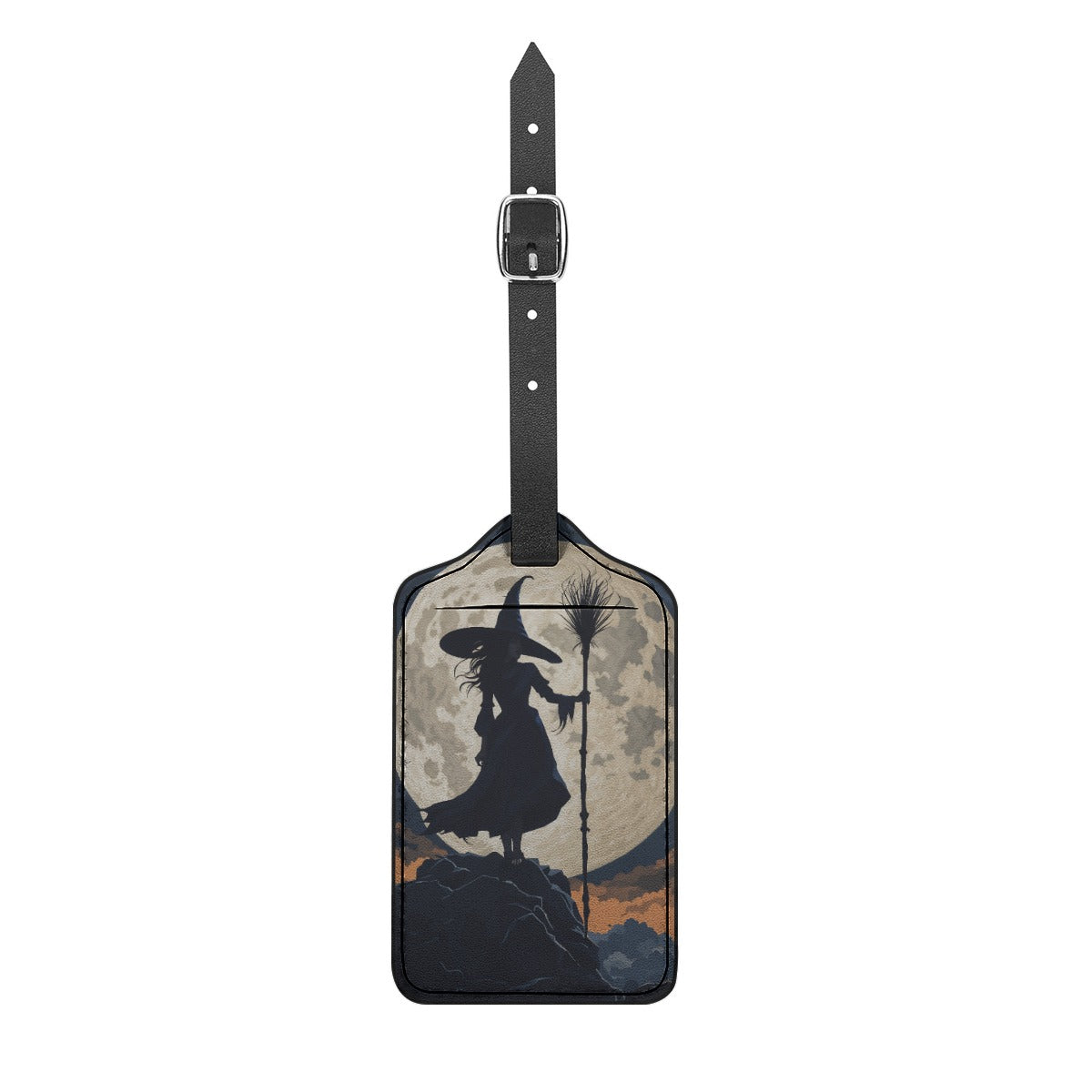 Moon Witch Seamless Luggage Tag