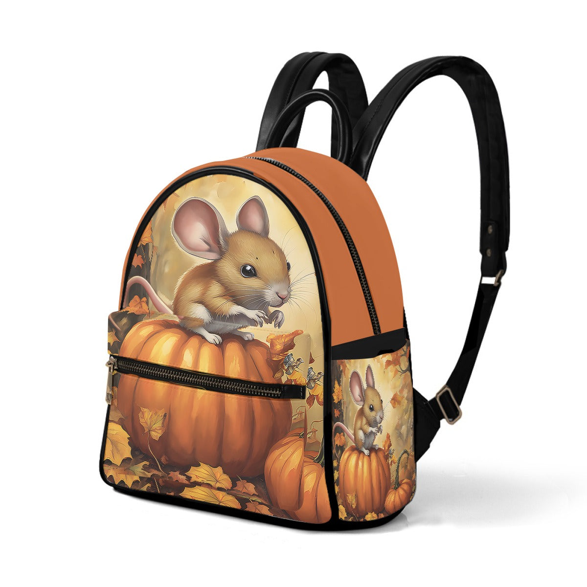 Pumpkin Mouse Small Size Backpack