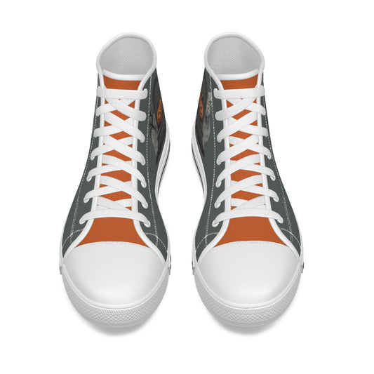 Ghost and Pumpkin Women's Canvas Shoes