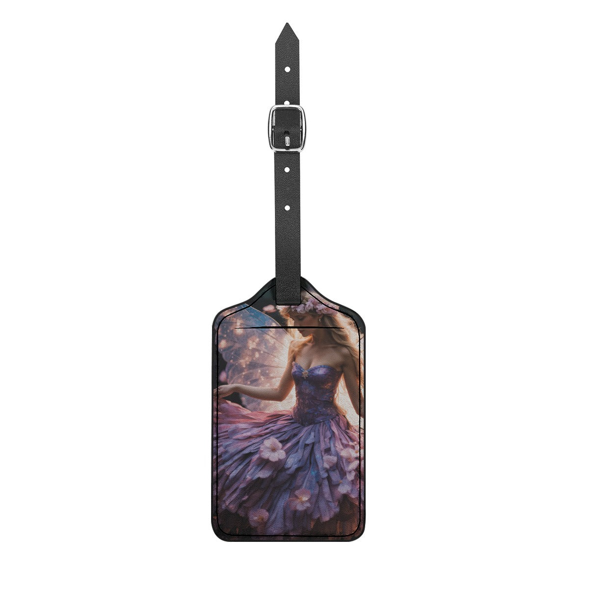 Purple Fairy Seamless Luggage Tag