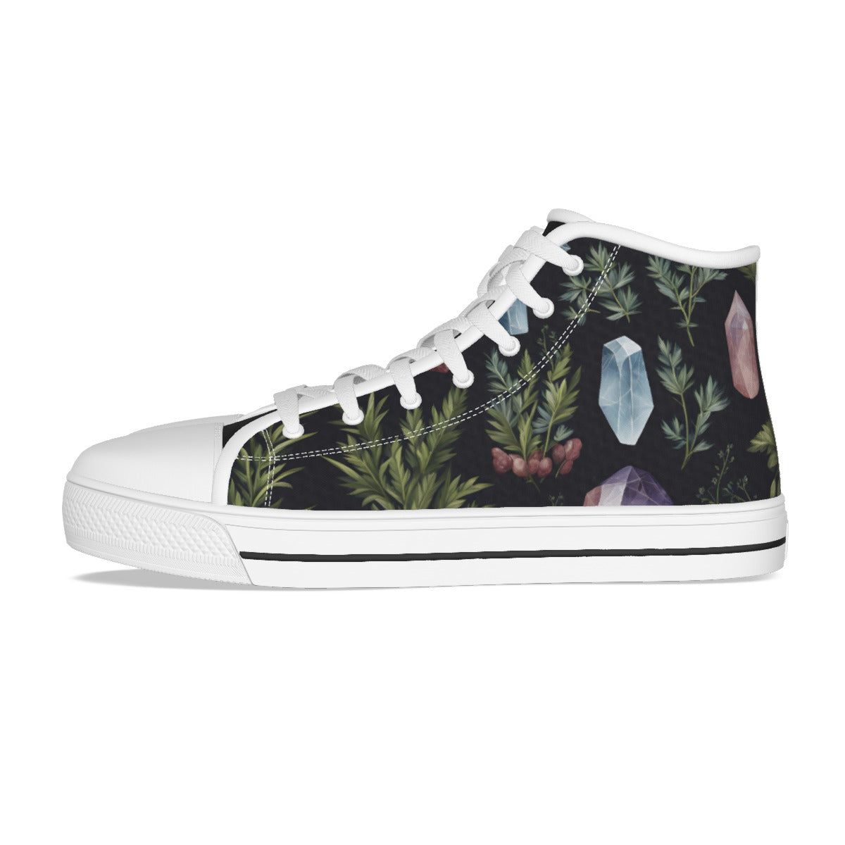 "Crystals and Herbs" Women's Canvas Shoes