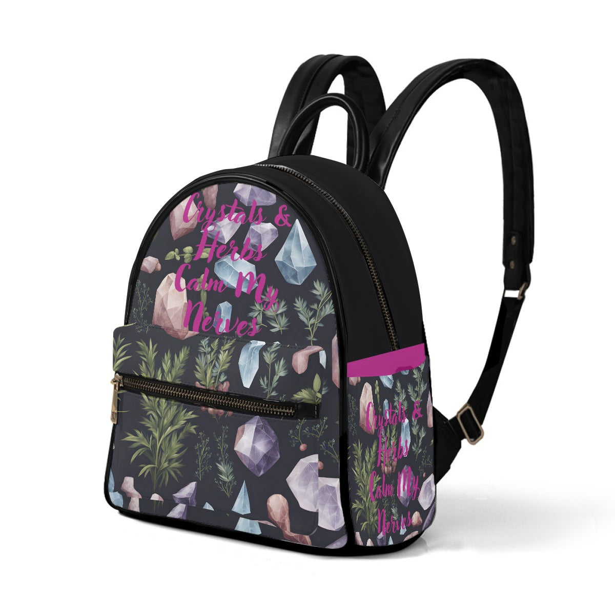 "Crystals and Herbs" Small Size Backpack