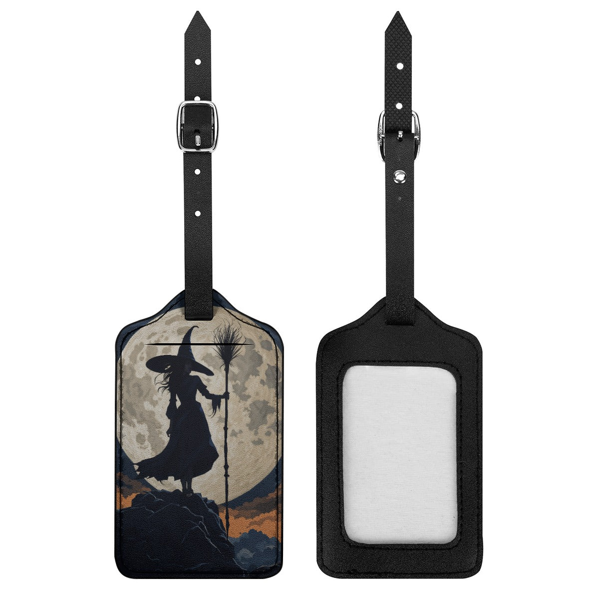 Moon Witch Seamless Luggage Tag