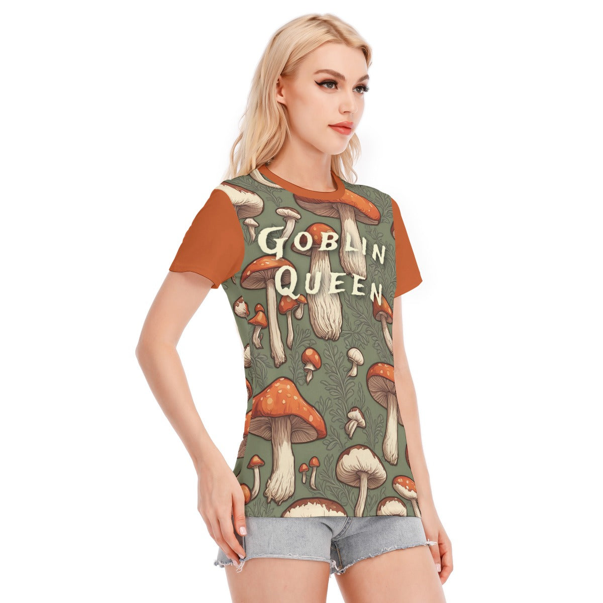 "Goblin Queen" Women's Round Neck T-Shirt | 190GSM Cotton