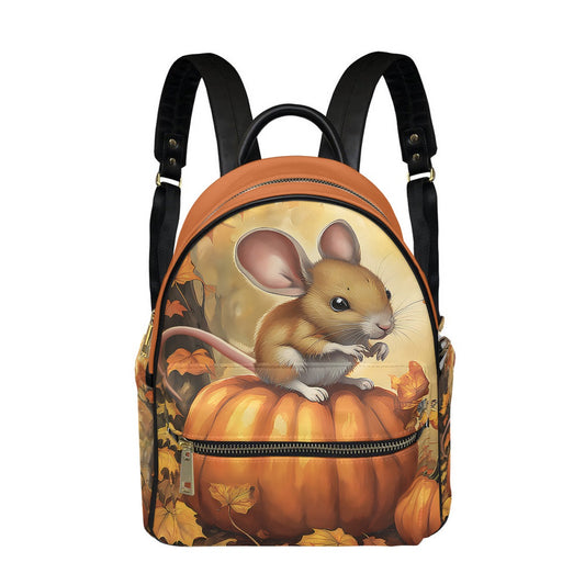 Pumpkin Mouse Small Size Backpack