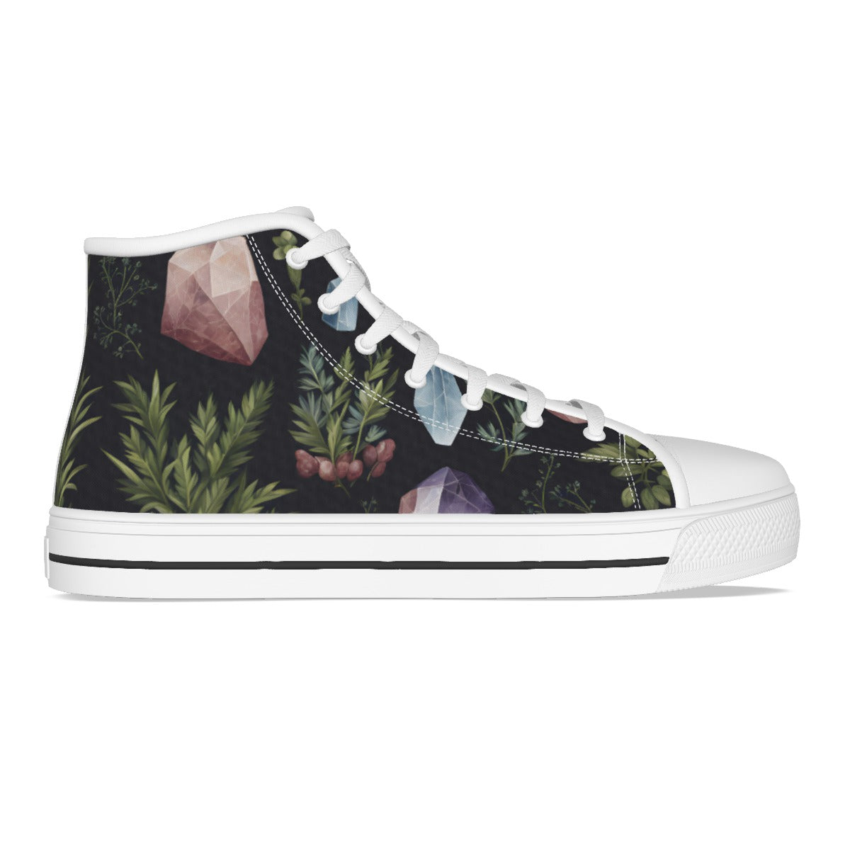 "Crystals and Herbs" Women's Canvas Shoes